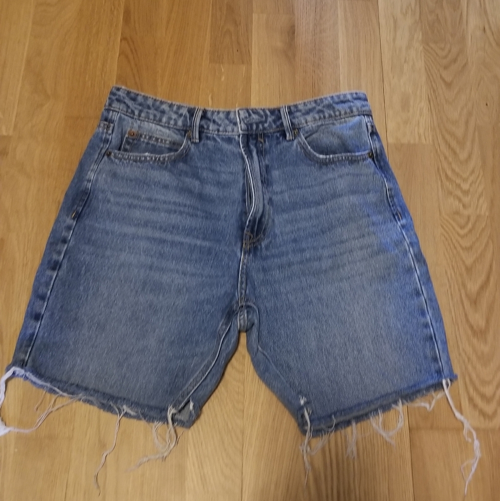 Denim shorts stradivarius